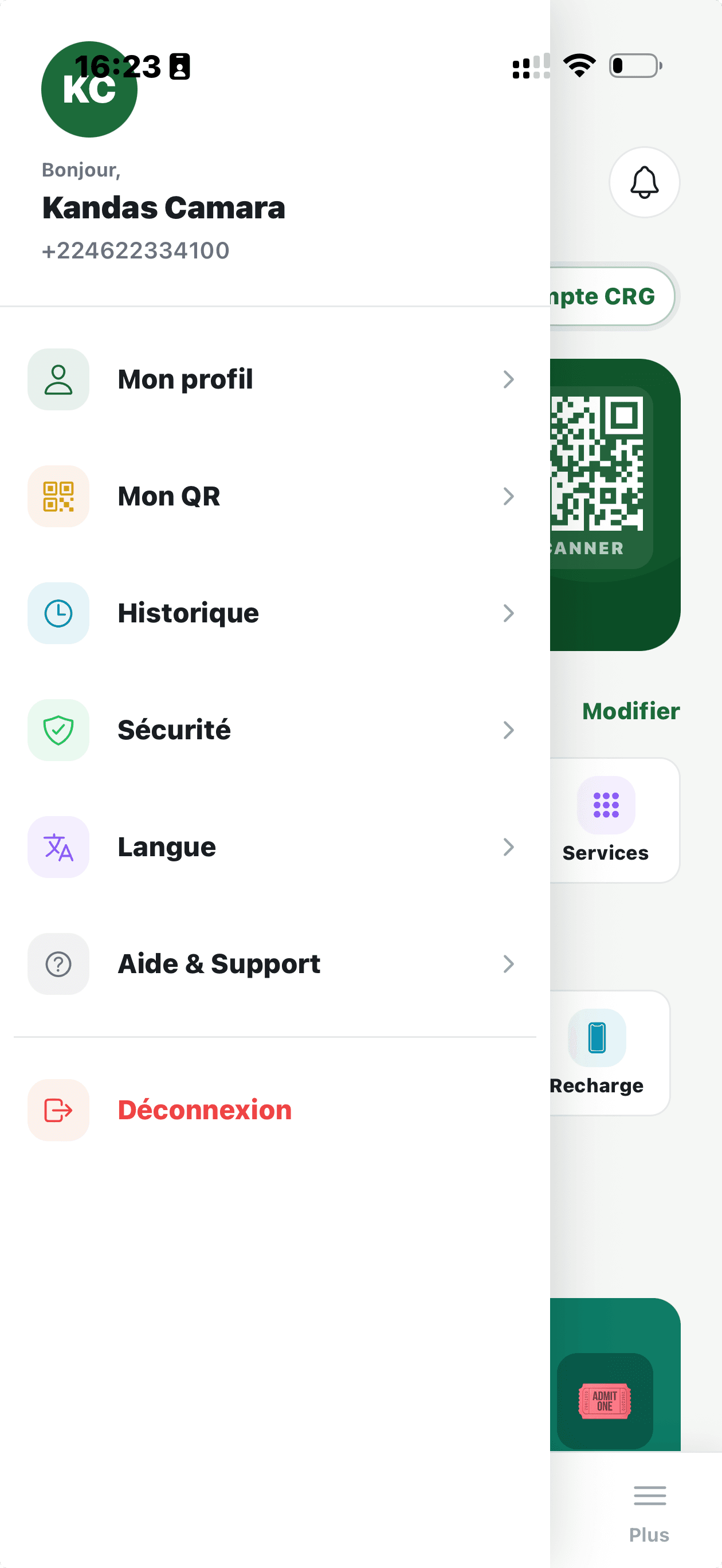 Votre espace